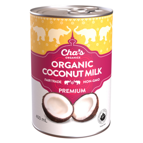 COCONUT MILK ORG 400ML CHA'S