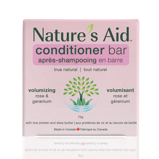 CONDITIONER BAR ROSE+GERANIUM 60G NATURE'S AID