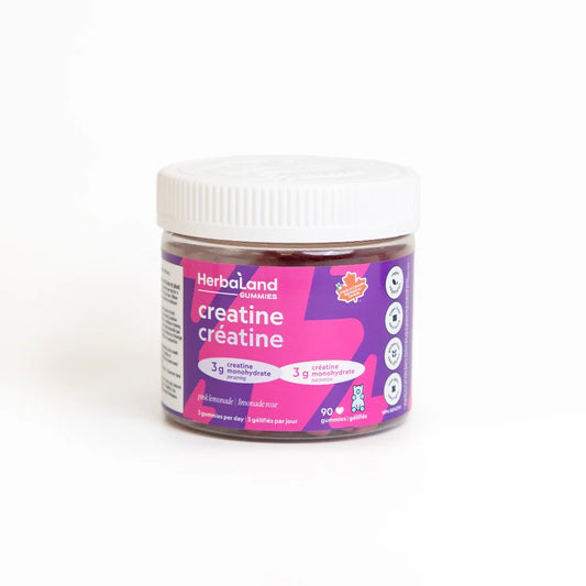 CREATINE 3G PINK LEMONADE 90 GUMMIES HERBALAND