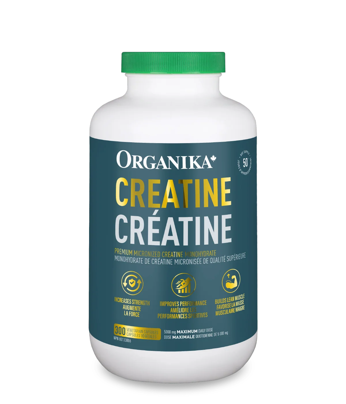 CREATINE 500MG 300 CAPS ORGANIKA