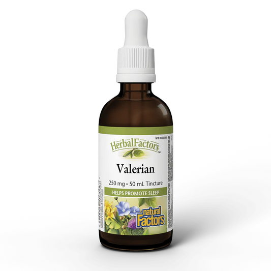 VALERIAN TINCTURE 50ML NATURAL FACTORS