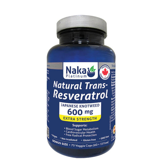 RESVERATROL 600MG 75VCAP NAKA