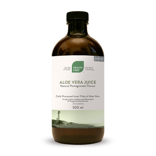 ALOE VERA JUICE 500ML POMEGRANATE HEALTH FIRST
