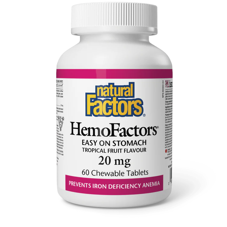 HEMOFACTORS 20MG 60CHEW NATURAL FACTORS