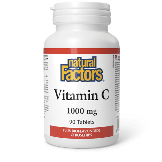 C 1000MG W BIOFLAVONOIDS 90TAB NATURAL FACTORS