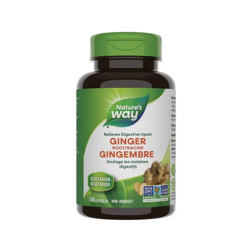 GINGER ROOT 100CAP NATURE'S WAY