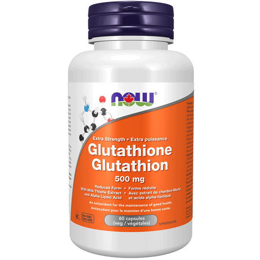 GLUTATHIONE 500MG 60 CAPS NOW