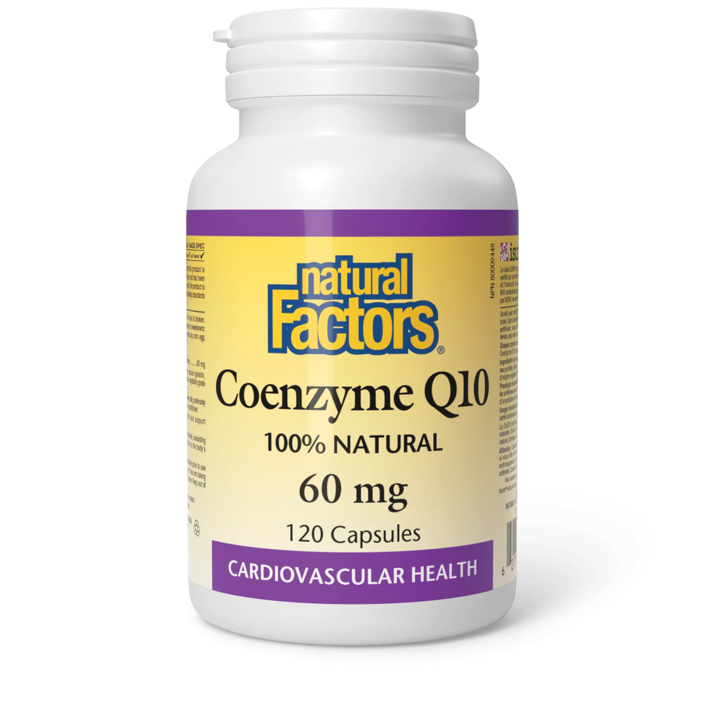 COENZYME Q10 60MG 120CAP NATURAL FACTORS