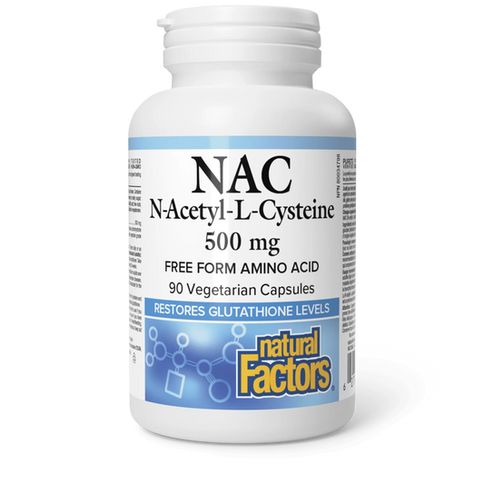 NAC 500MG 90CAP NATURAL FACTORS