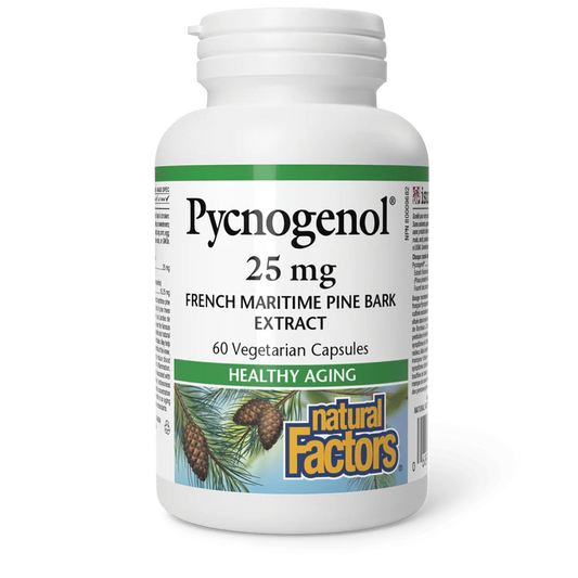 PYCNOGENOL 25MG 60CAP NATURAL FACTORS