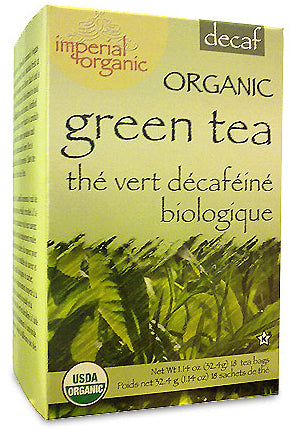 ORGANIC GREEN TEA DECAF 18 BAGS UNCLE LEE'S