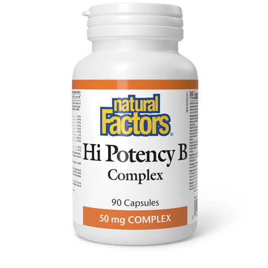 HI POTENCY B COMPLEX 50MG 90CAP NATURAL FACTORS