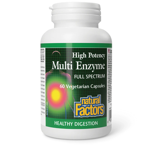 MULTI ENZYME 60CAP NATURAL FACTORS