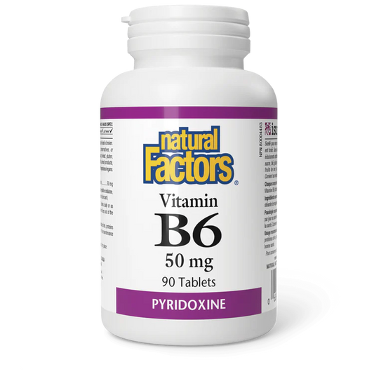 B6 50MG 90TAB NATURAL FACTORS