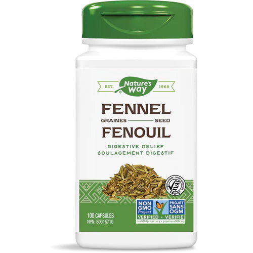 FENNEL 480MG 100CAP NATURE'S WAY