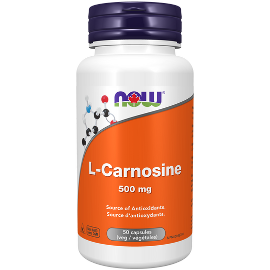 L-CARNOSINE 500MG 50 CAPS NOW