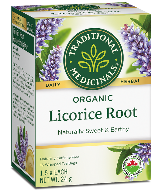 LICORICE ROOT TEA 16 BAGS TRADITIONAL MEDICINALS