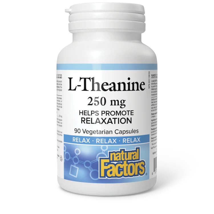 L-THEANINE 250MG 90VCAPS NATURAL FACTORS