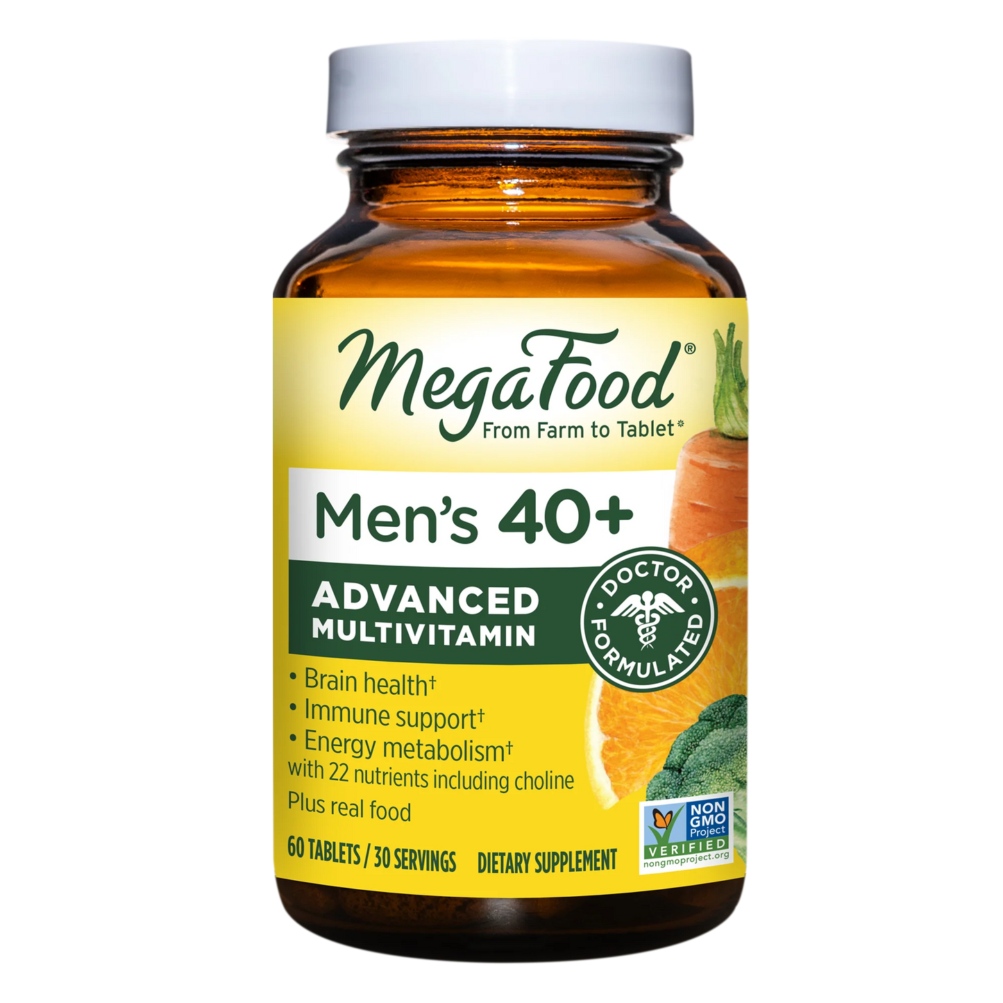 MEN'S ONE DAILY 40+ MULTI 30TABS MEGAFOOD