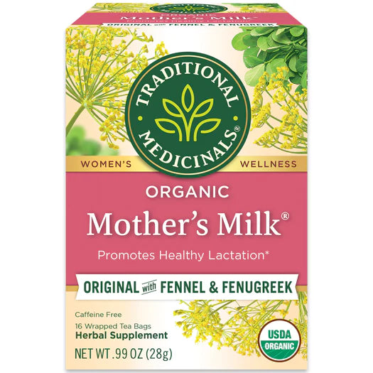 MOTHER'S MILK TEA 16 BAGS TRADITIONAL MEDICINALS