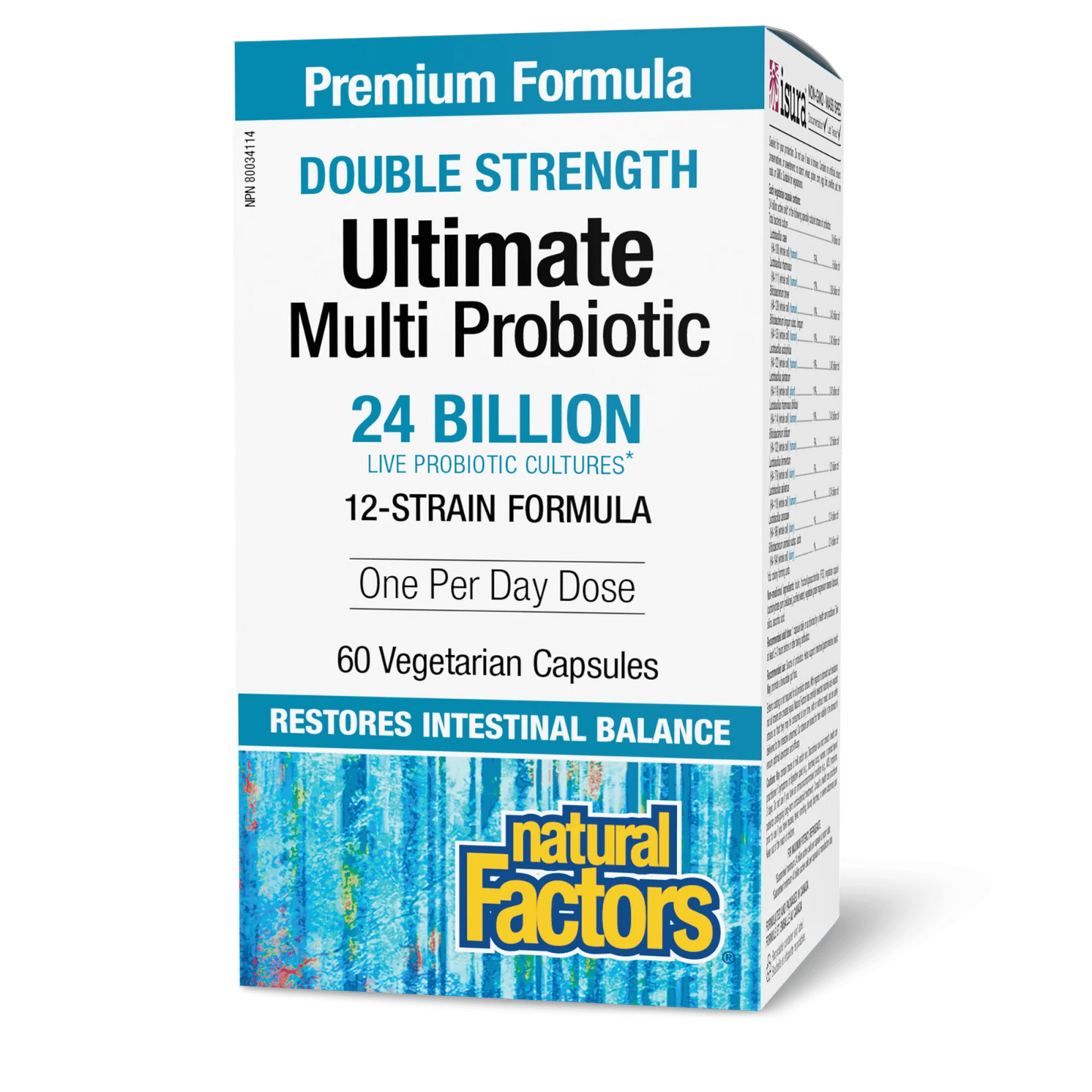 DOUBLE STRENGTH ULTIMATE PROBIOTIC 60CAP NATURAL FACTORS