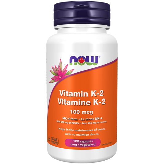 VITAMIN K2 100MCG 100VCAPS NOW