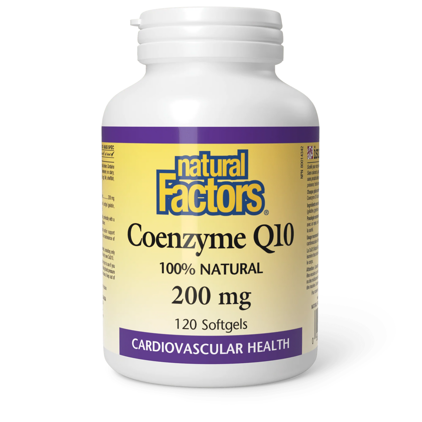 COENZYME Q10 200MG 120 SOFTGELS NATURAL FACTORS