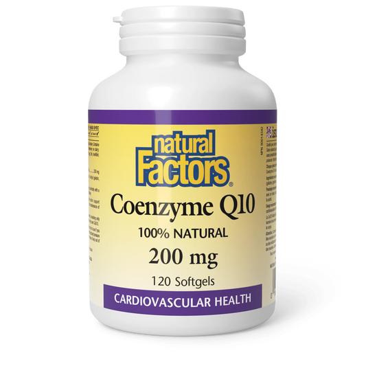 COENZYME Q10 200MG 120 SOFTGELS NATURAL FACTORS