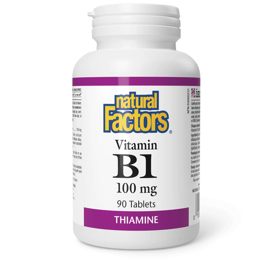 B1 100MG 90TAB NATURAL FACTORS