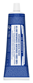 PEPPERMINT TOOTHPASTE 140g DR BRONNER'S