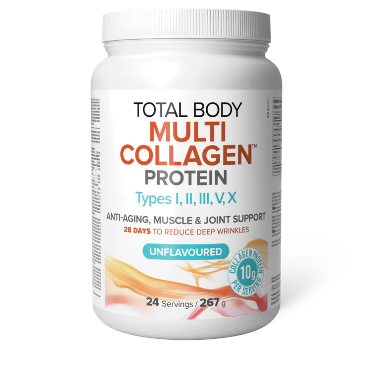 TOTAL BODY MULTI COLLAGEN UNFLAVOURED 267G NATURAL FACTORS