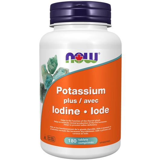 POTASSIUM PLUS IODINE 180 TABLETS NOW