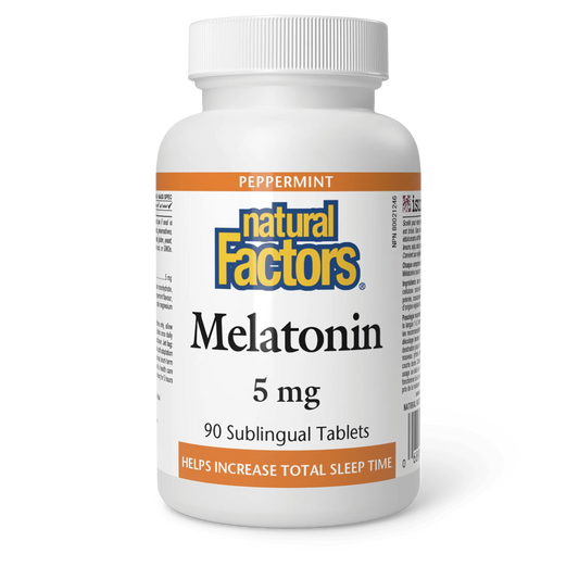 MELATONIN 5MG 90 SUBTAB NATURAL FACTORS