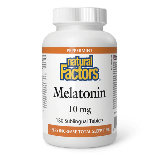 MELATONIN 10MG 180 SUBLINGUAL TAB NATURAL FACTORS