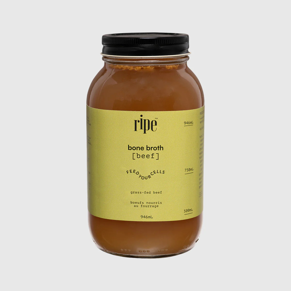 BEEF BONE BROTH 946ML RIPE