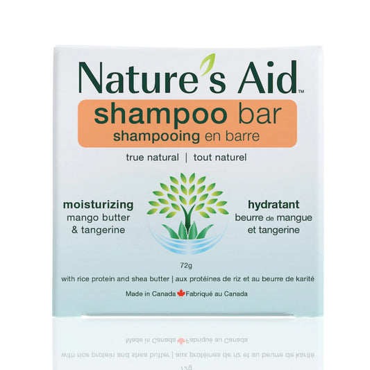 SHAMPOO BAR MANGO+TANGERINE 72G NATURE'S AID