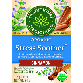 STRESS SOOTHER TEA 16 BAGS TRADITIONAL MEDICINALS