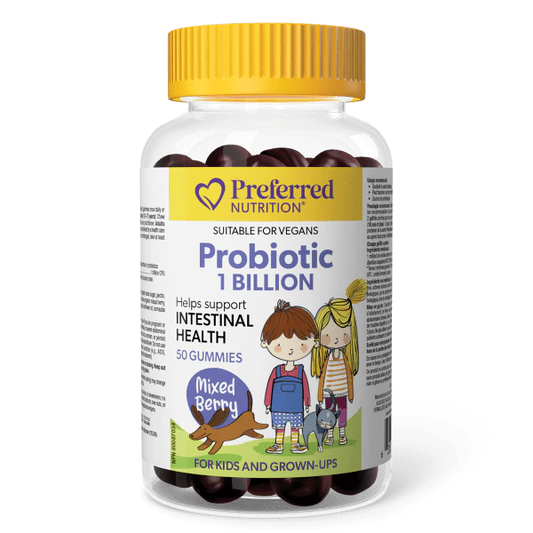 KIDS PROBIOTIC 1BIL 50 GUMMIES PREFERRED NUTRITION