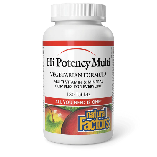 HI POTENCY MULTI 180TAB NATURAL FACTORS