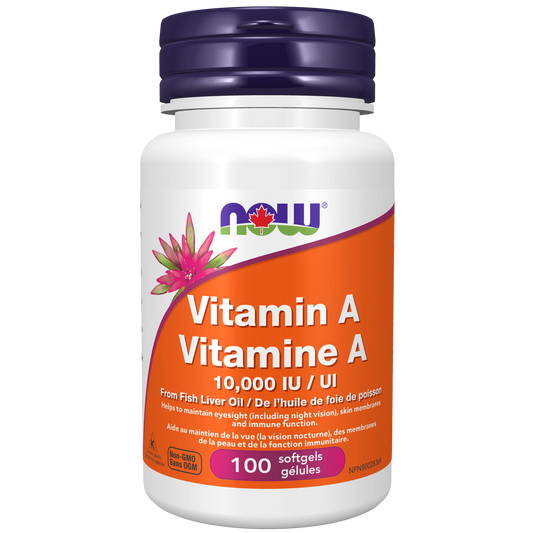 VITAMIN A 10,000IU 100 SOFTGELS NOW