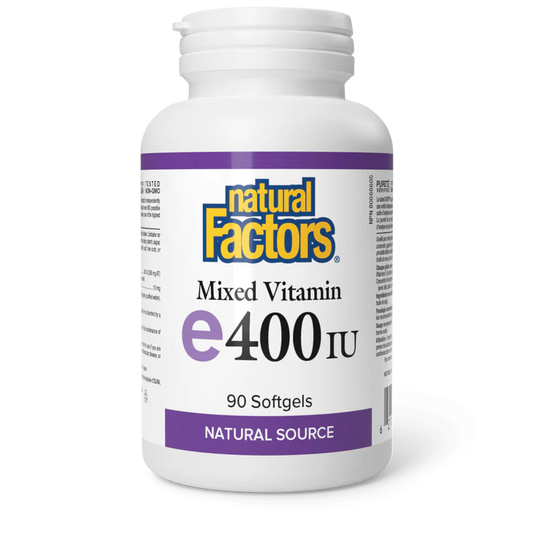 VIT E 400IU MIXED 180SFGLS NATURAL FACTORS