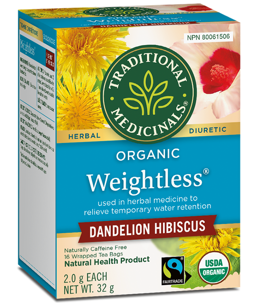 WEIGHTLESS TEA 16 BAGS TRADITIONAL MEDICINALS