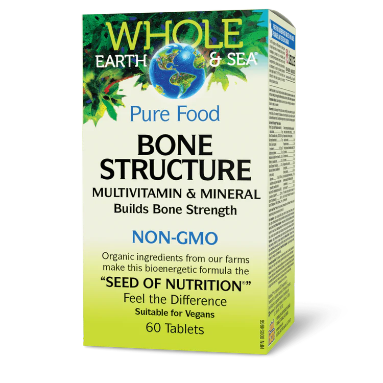 WHOLE EARTH&SEA BONE STRUCTURE 60TAB NATURAL FACTORS