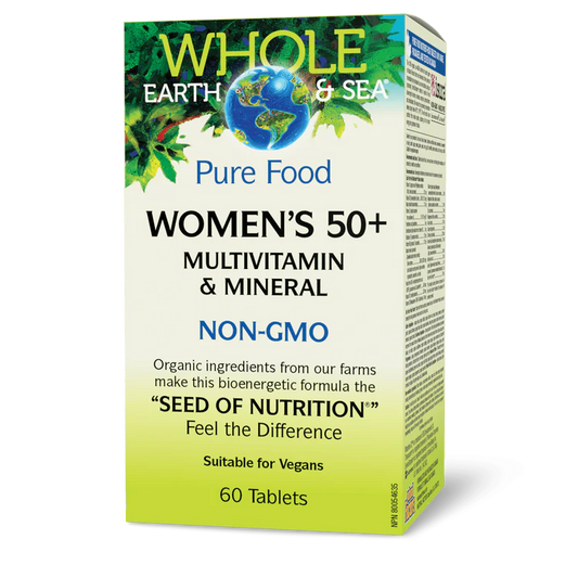 WHOLE EARTH & SEA WOMEN'S 50+ 60TAB NATURAL FACTORS