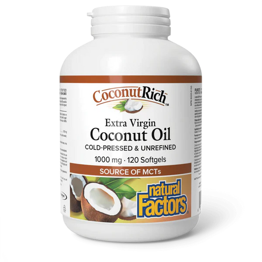 COCONUT OIL 1000MG 120SFG NATURAL FACTORS