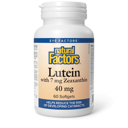 LUTEIN 40MG 60SGL NATURAL FACTORS