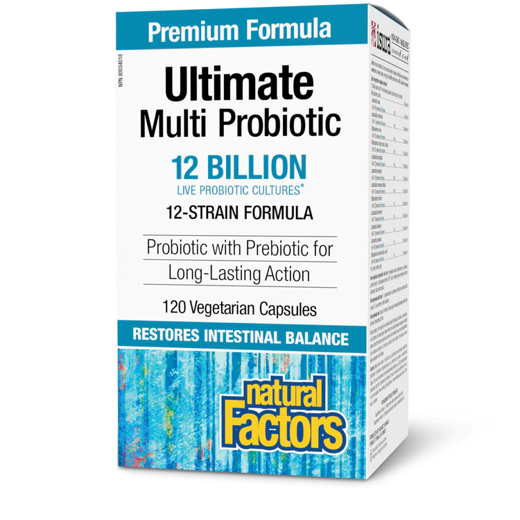 ULTIMATE MULTI PROBIOTIC 120CAPS NATURAL FACTORS