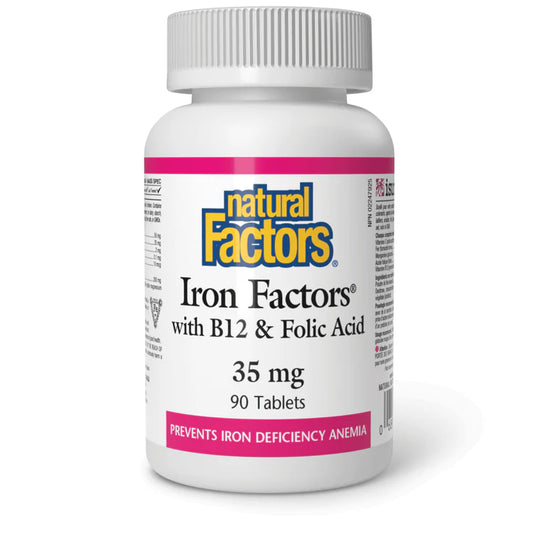 IRON FACTORS 35MG 90TAB NATURAL FACTORS