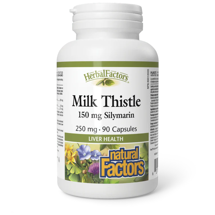 MILK THISTLE 250MG 90CAPS NATURAL FACTORS