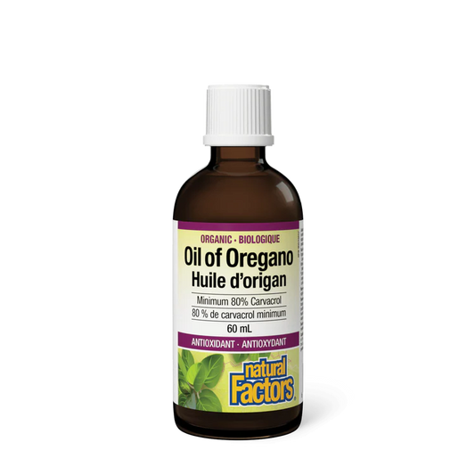 OIL OF OREGANO 60ML NATURAL FACTORS